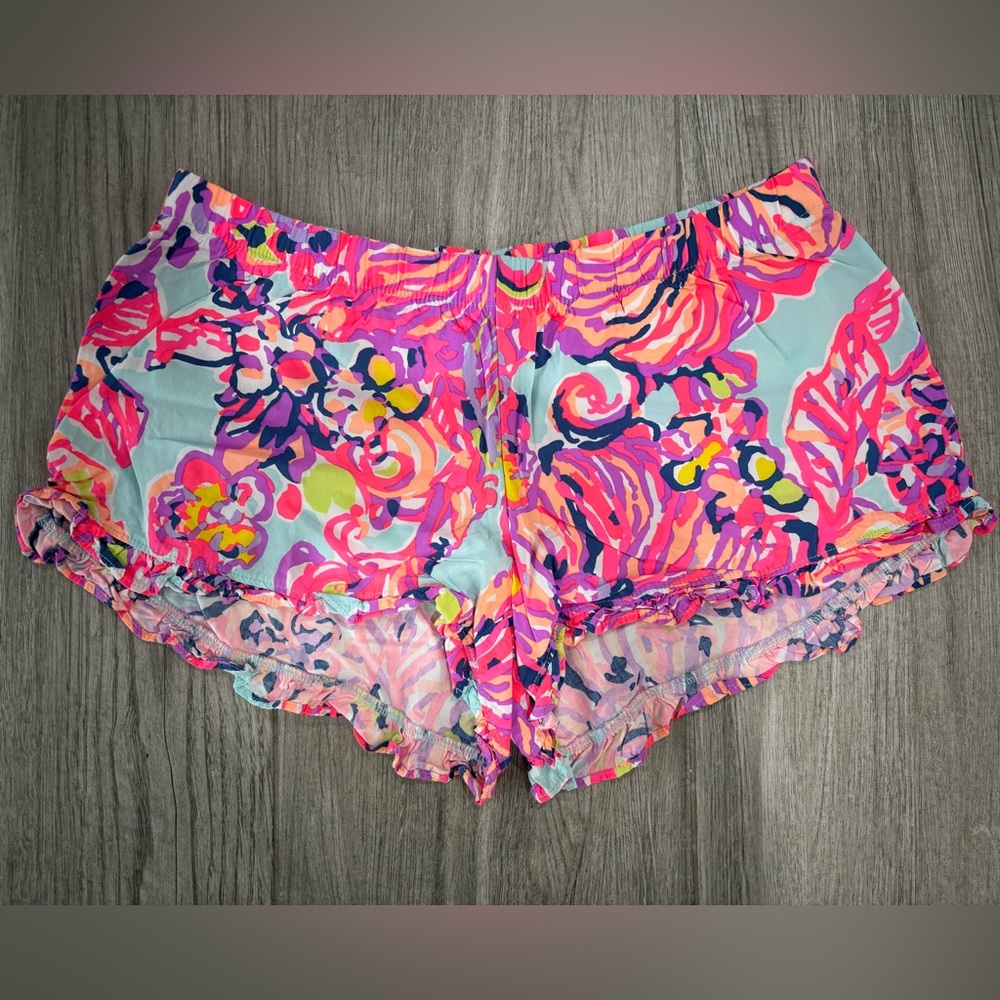 Lilly Pulitzer Kya Shorts in Serene Blue, Small, EUC
